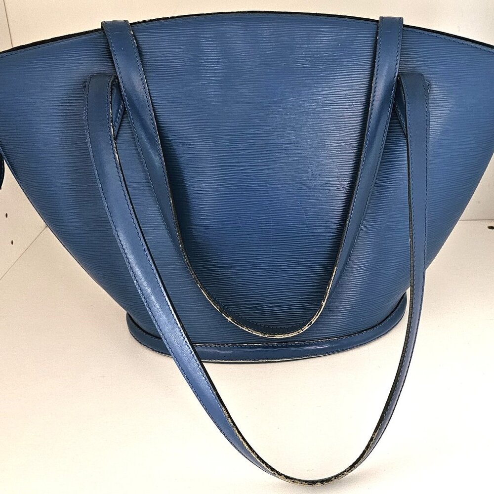 Louis Vuitton Saint Jacques Handbag in Toledo Blue Epi Leather